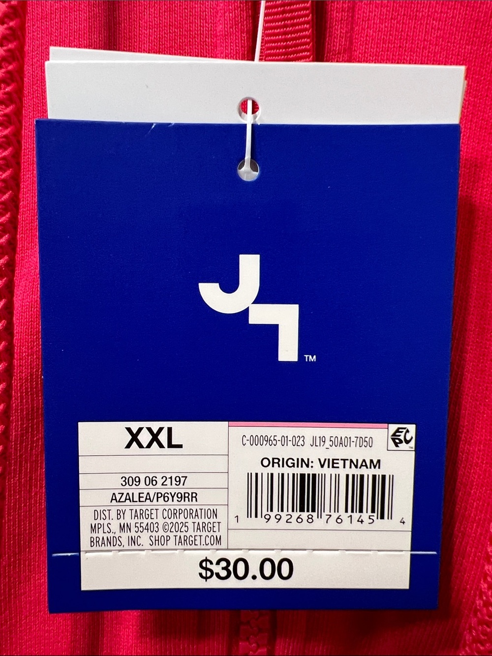 JoyLab Hot Pink Full-Zip Hoodie - Picture 6 of 7